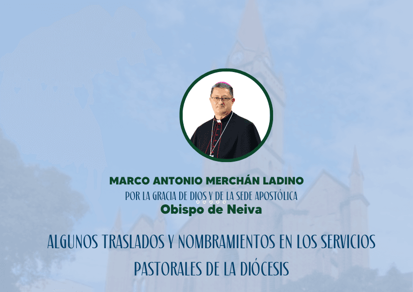 Algunos traslados y nombramientos en los servicios pastorales